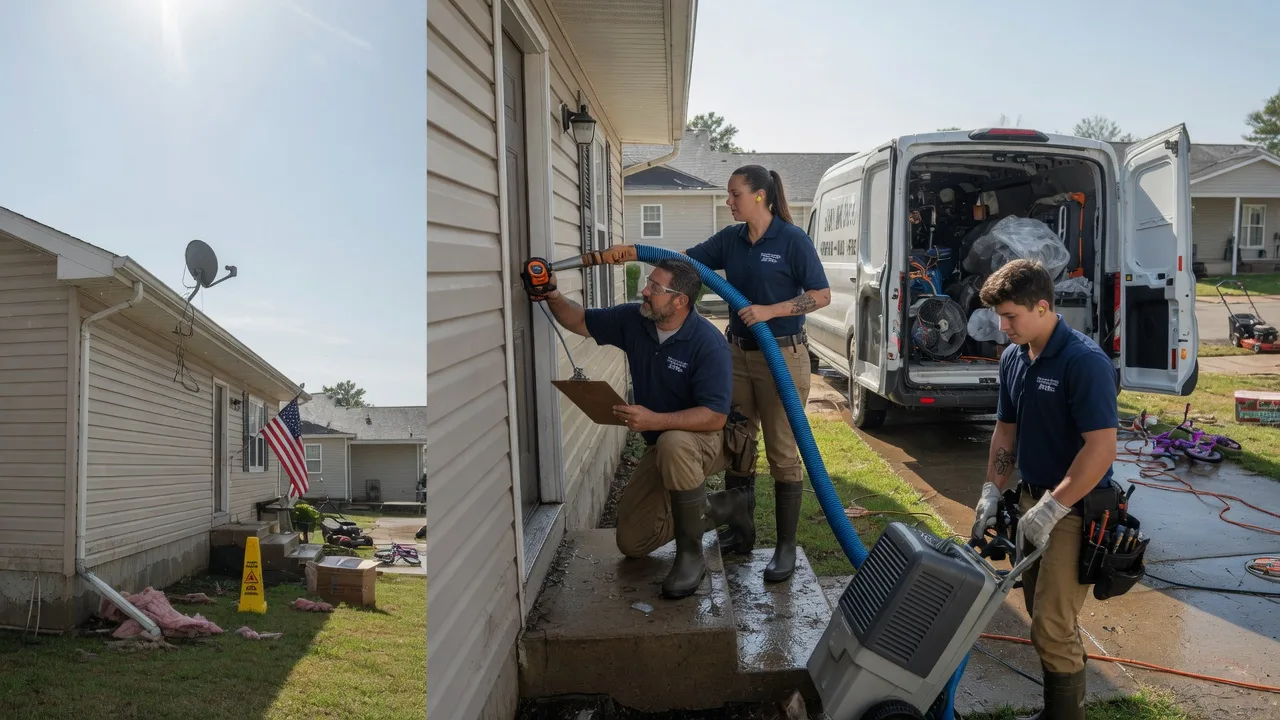 Ceiling Water Damage Restoration in Saint Elmo, IL near me